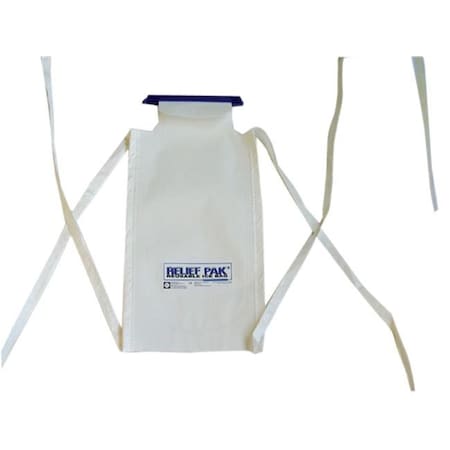Superjock Relief Pak Insulated Ice Bag; Tie Strings; Large - 7 x 13 in. SU294012